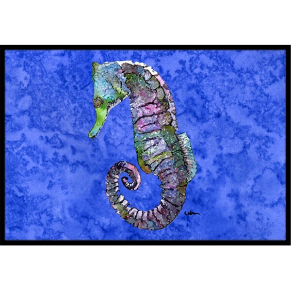 Carolines Treasures 18 x 27 in. Seahorse Indoor Or Outdoor Mat 8639MAT - main